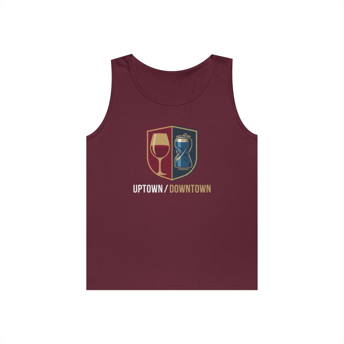 Color: Maroon | Uptown-Downtown Tank Top