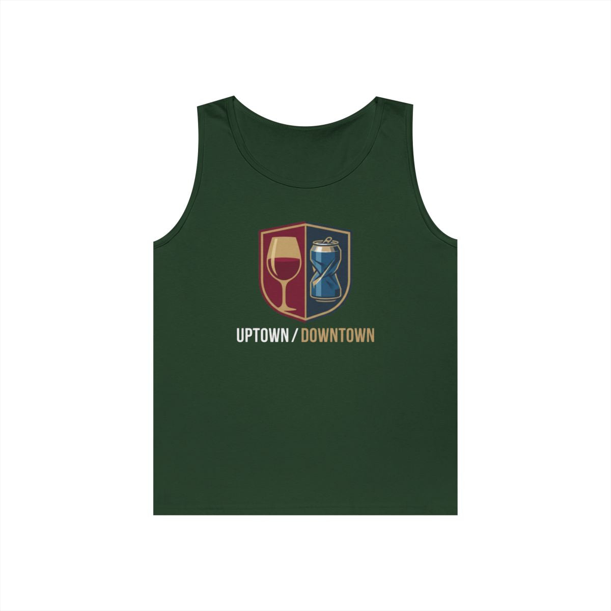 Color: Forest Green | Uptown-Downtown Tank Top