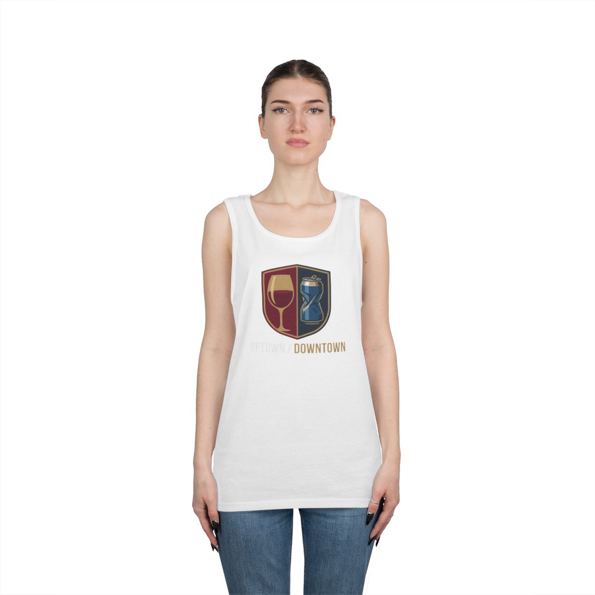 Color: White | Uptown-Downtown Tank Top