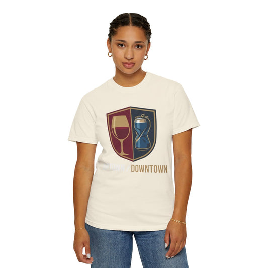 Color: Ivory | Uptown-Downtown Unisex Garment-Dyed Tee