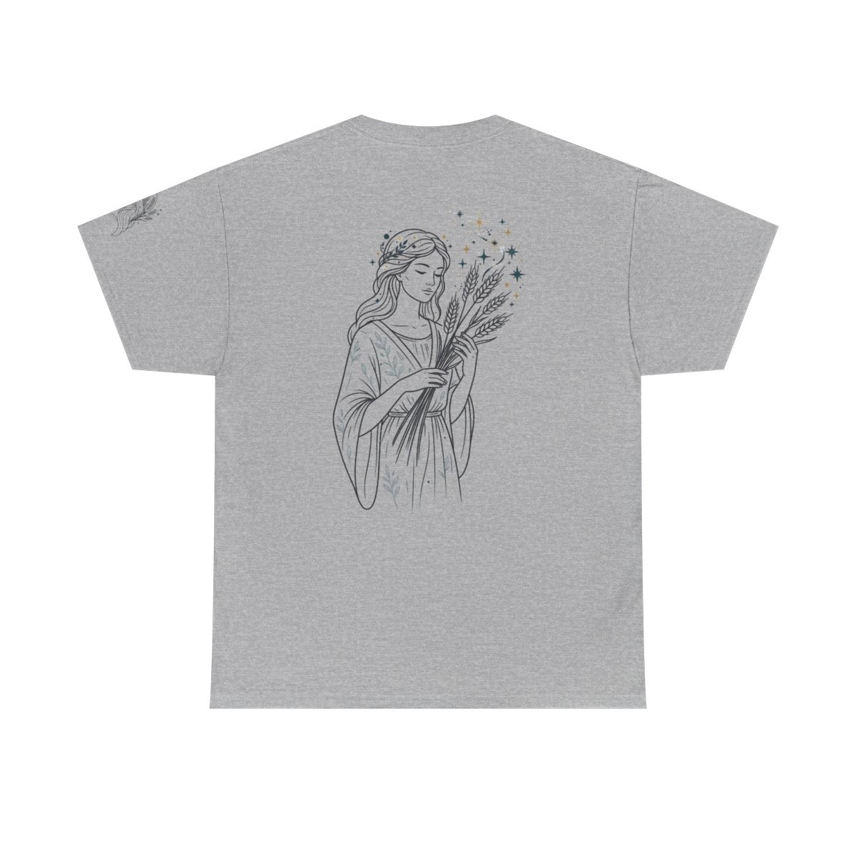 Color: Sport Grey | Virgo The Wheat Maiden Premium Graphic Tee