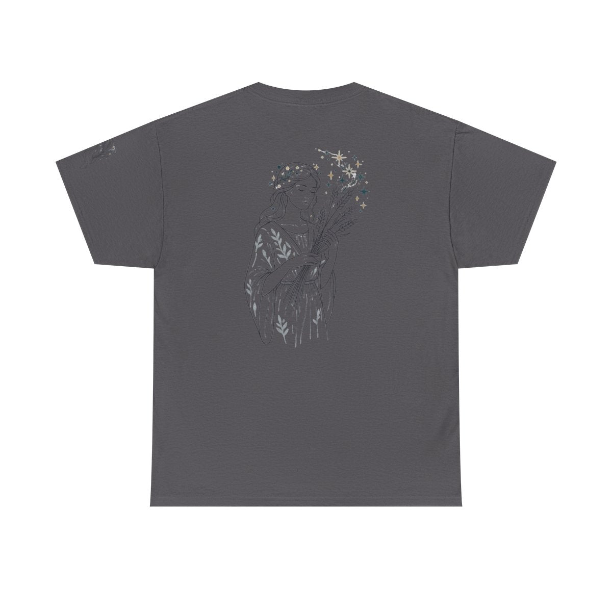 Color: Charcoal | Virgo The Wheat Maiden Premium Graphic Tee