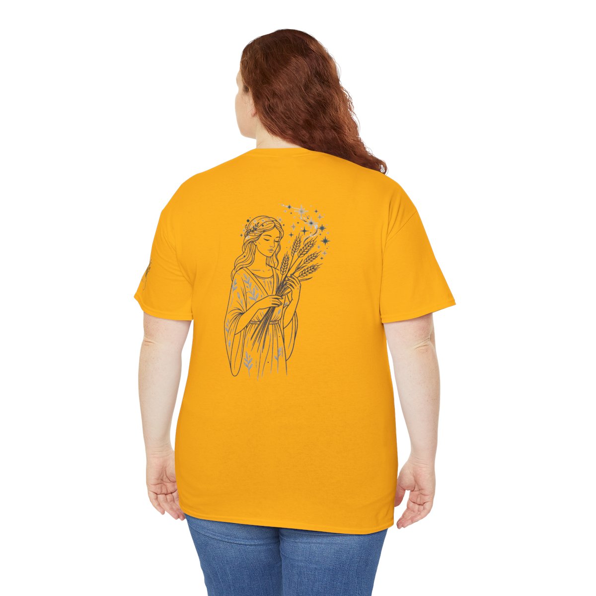 Color: Gold | Virgo The Wheat Maiden Premium Graphic Tee