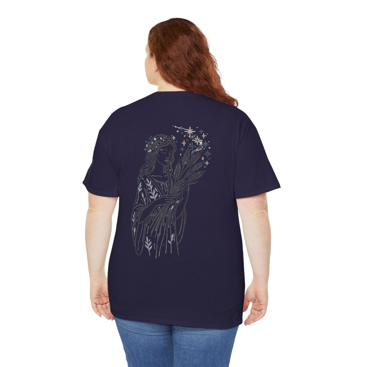 Color: Blackberry | Virgo The Wheat Maiden Premium Graphic Tee