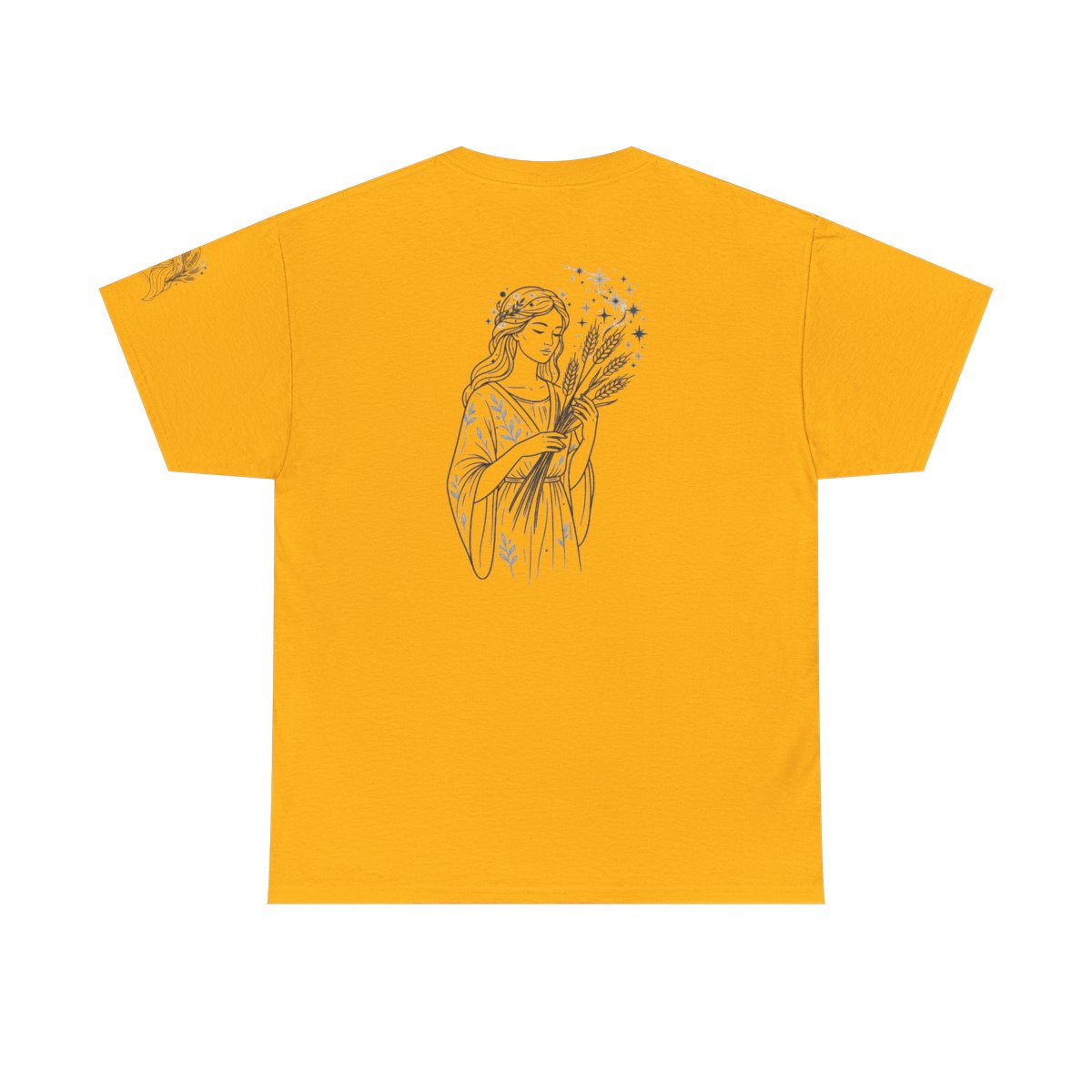 Color: Gold | Virgo The Wheat Maiden Premium Graphic Tee
