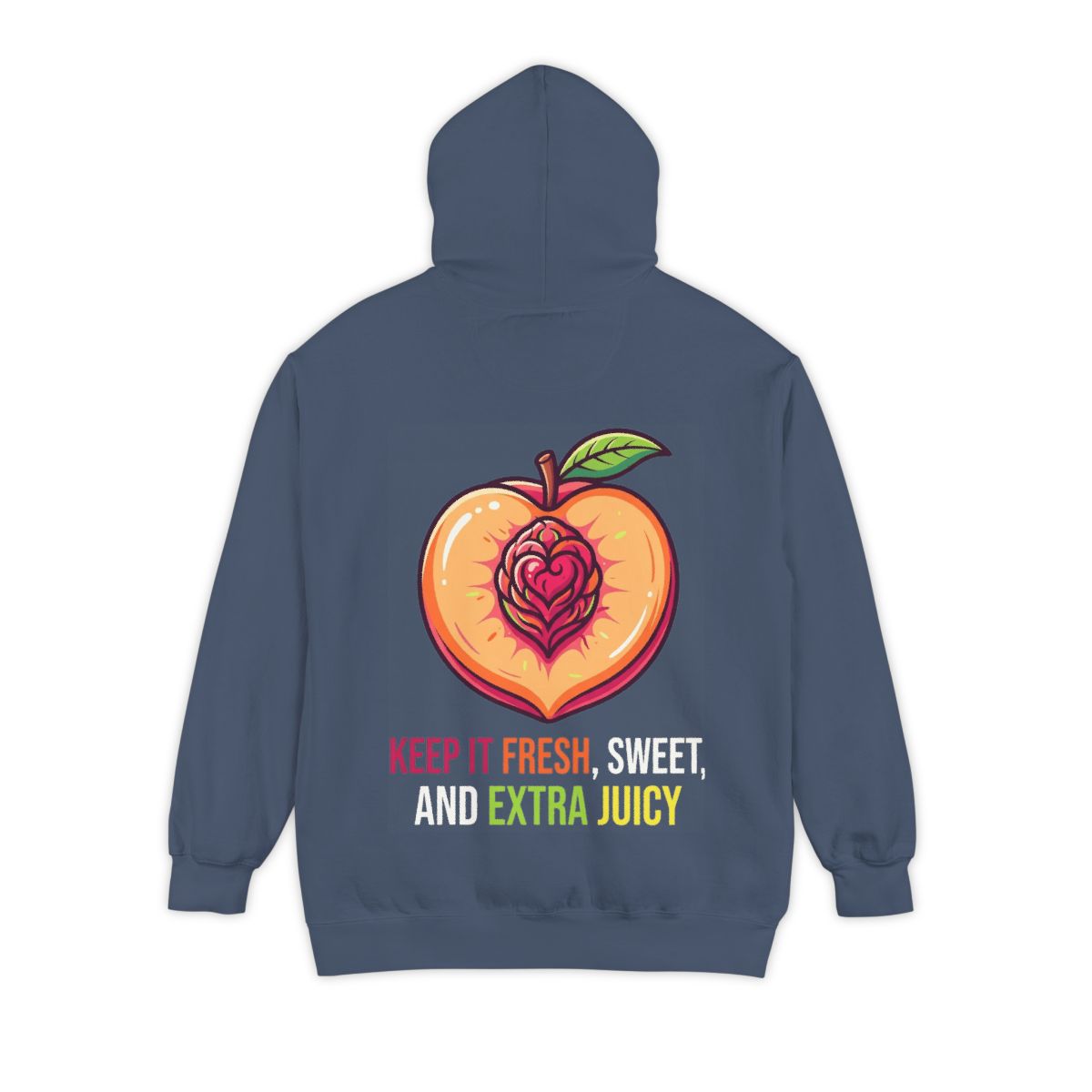 Color: Denim | Warm Sweet Juicy Garment-Dyed Hoodie