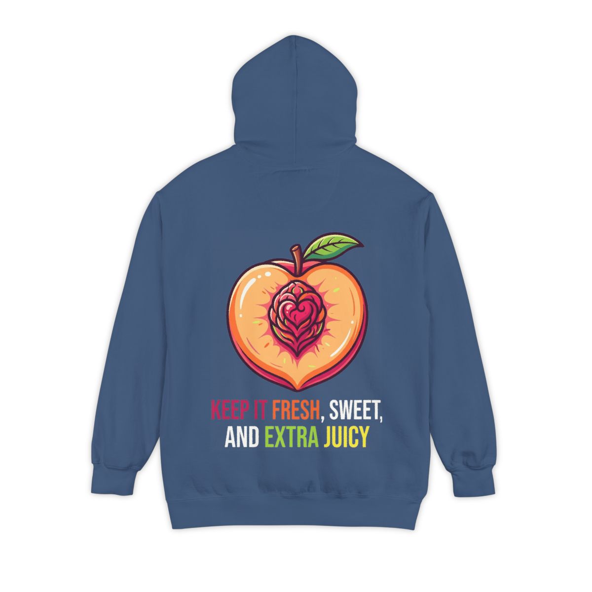 Color: True Navy | Warm Sweet Juicy Garment-Dyed Hoodie