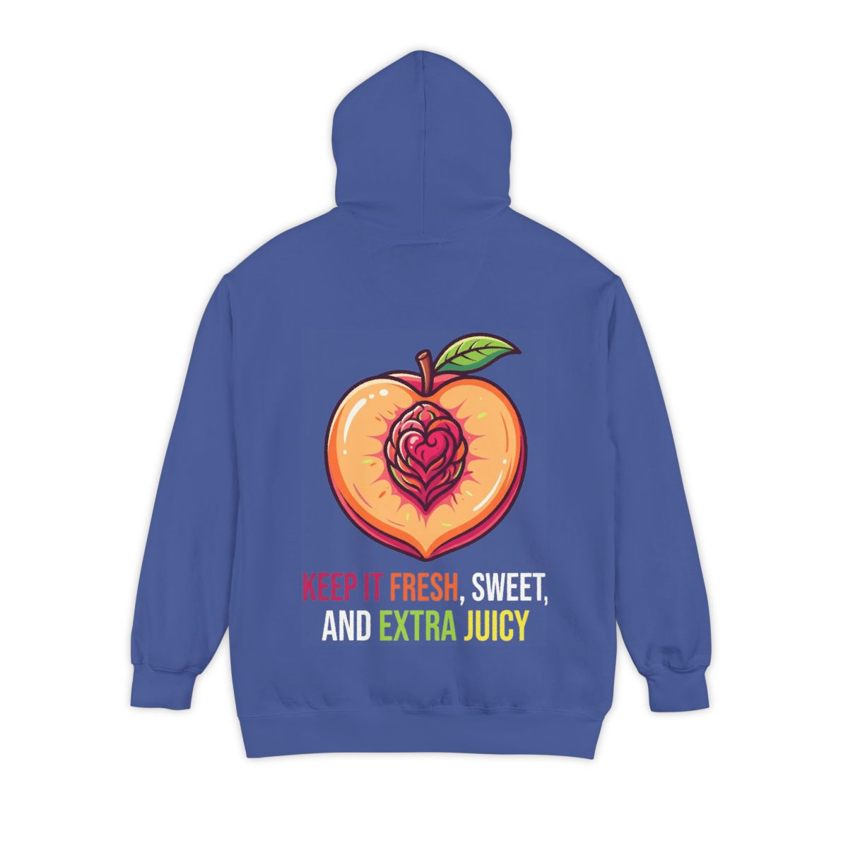 Color: Flo Blue | Warm Sweet Juicy Garment-Dyed Hoodie