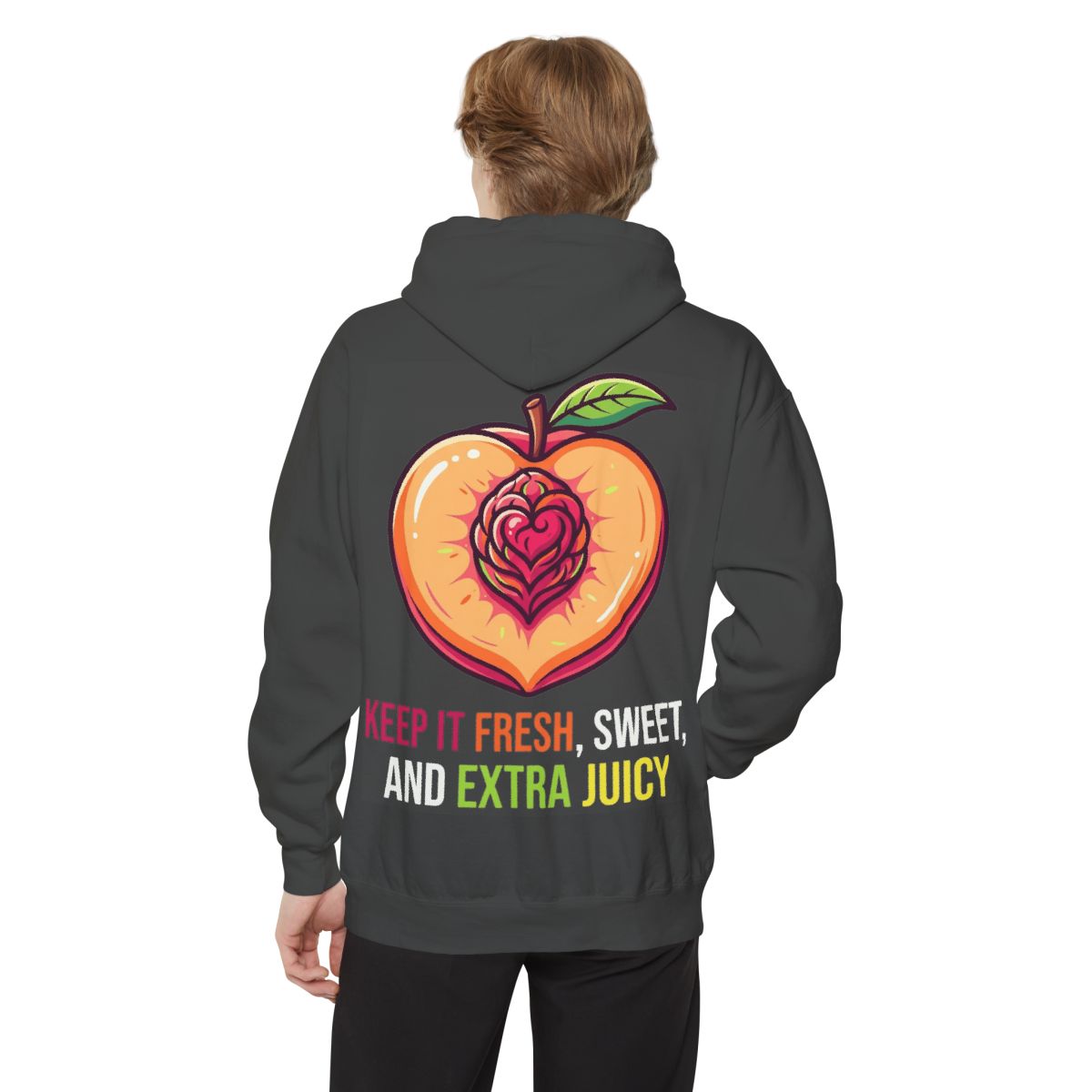 Color: Pepper | Warm Sweet Juicy Garment-Dyed Hoodie