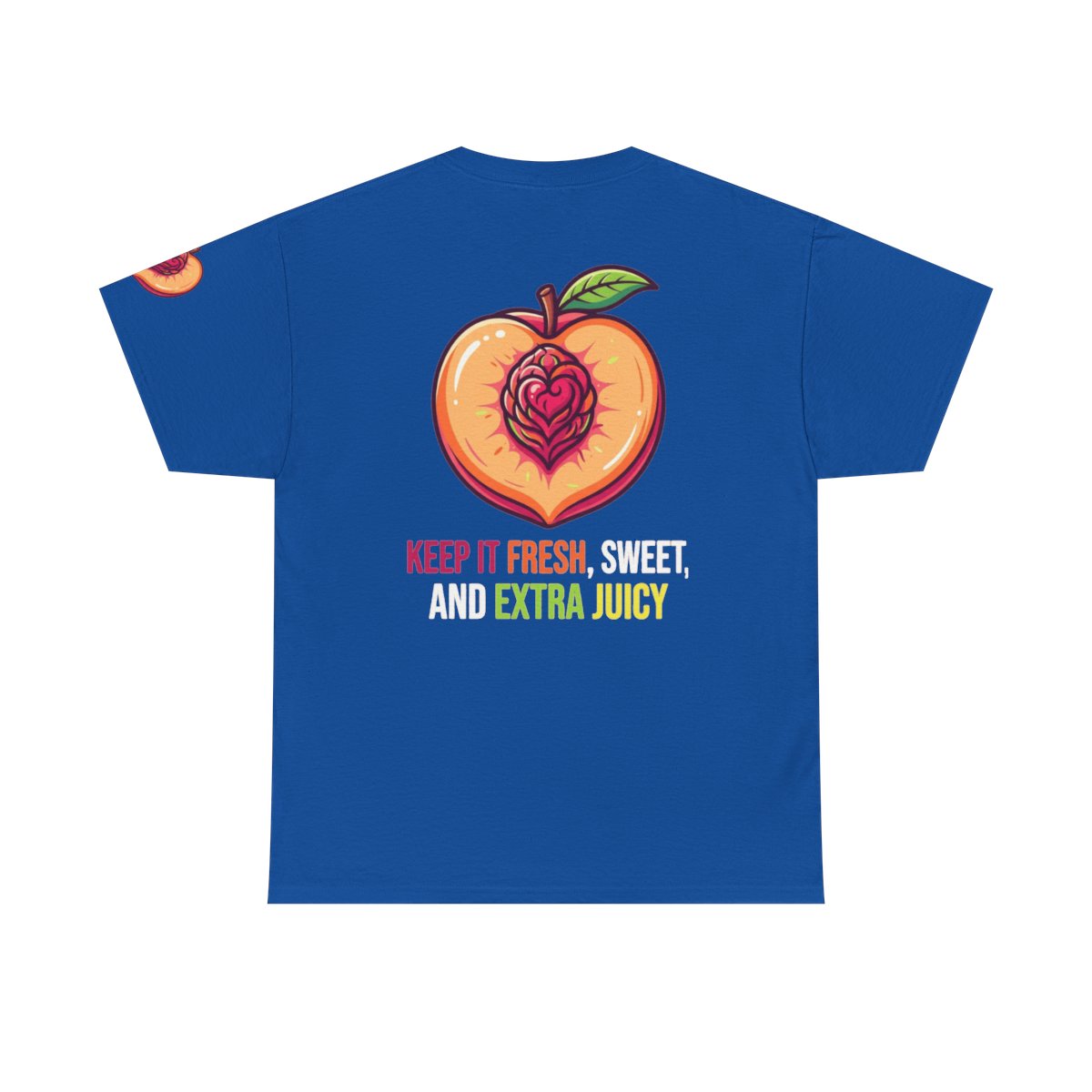 Color: Royal | Warm Sweet Juicy Premium Graphic Tee