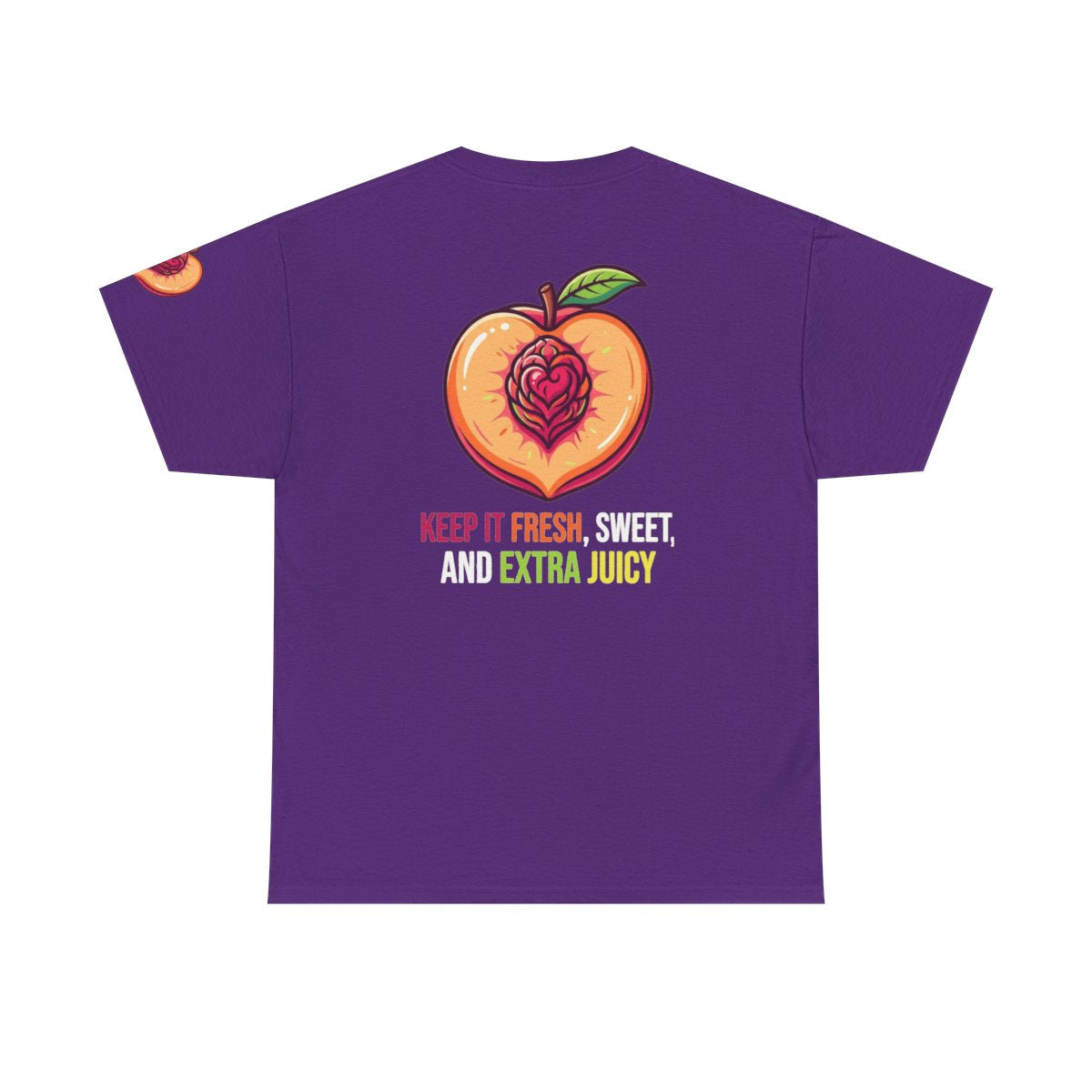 Color: Purple | Warm Sweet Juicy Premium Graphic Tee