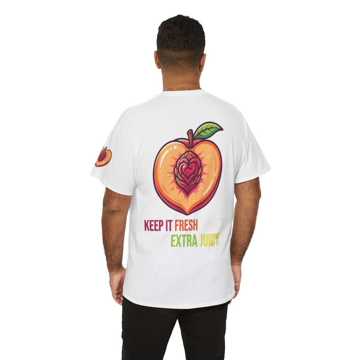 Color: White | Warm Sweet Juicy Premium Graphic Tee