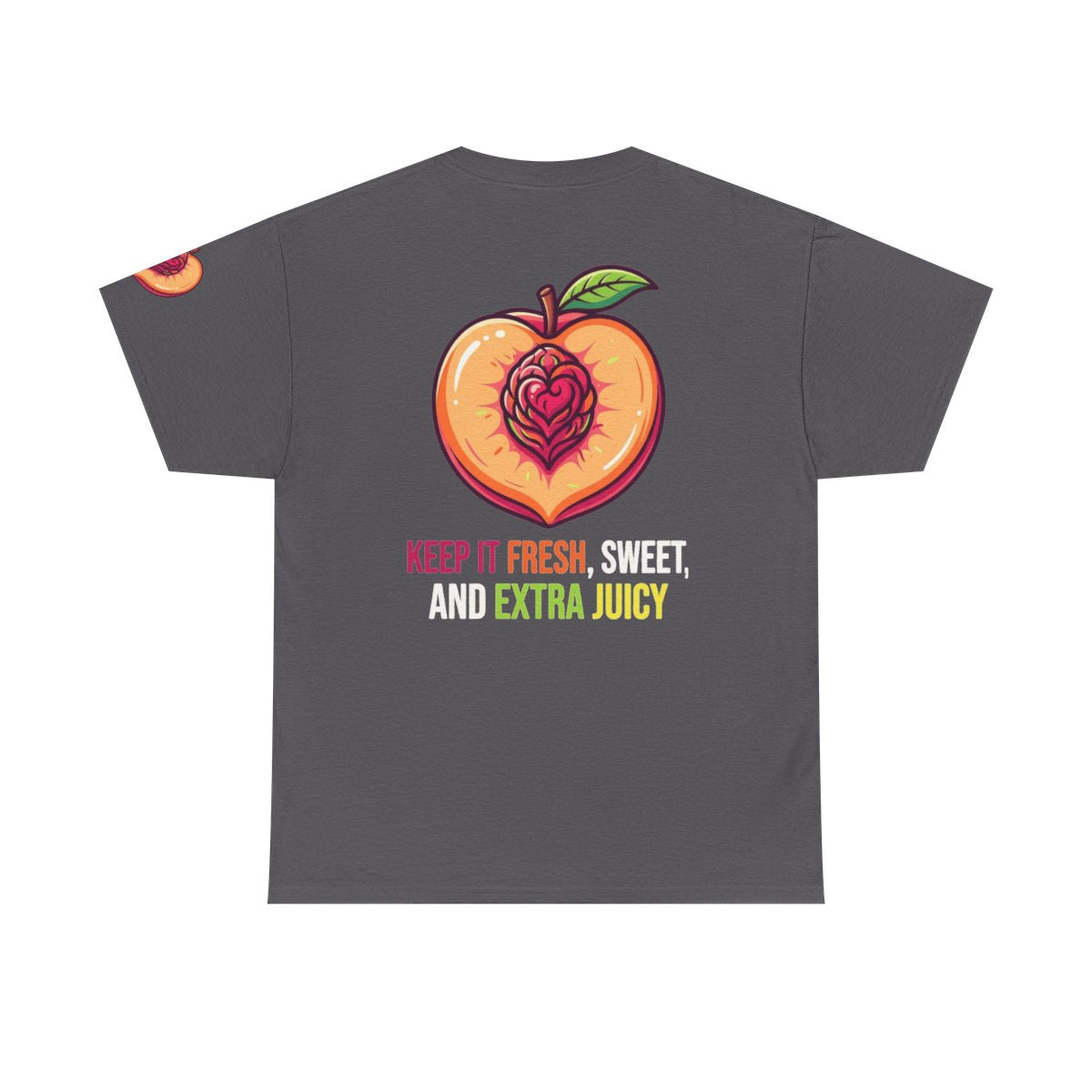 Color: Charcoal | Warm Sweet Juicy Premium Graphic Tee