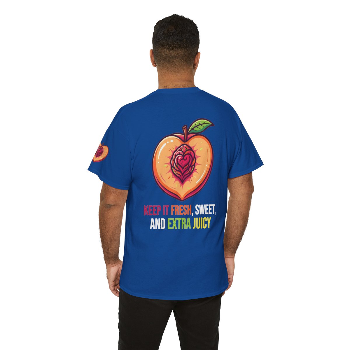 Color: Royal | Warm Sweet Juicy Premium Graphic Tee