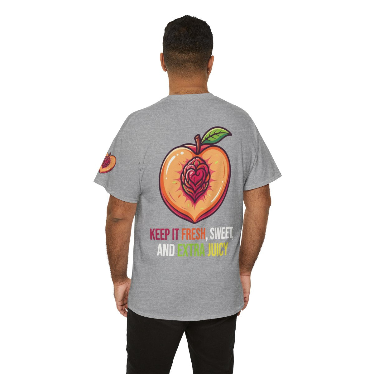 Color: Sport Grey | Warm Sweet Juicy Premium Graphic Tee