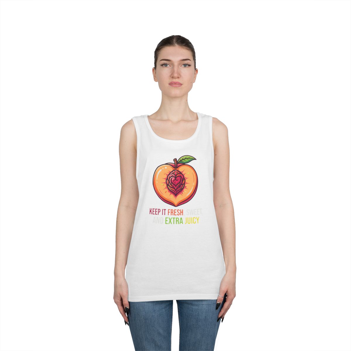 Color: White | Warm Sweet Juicy Tank Top