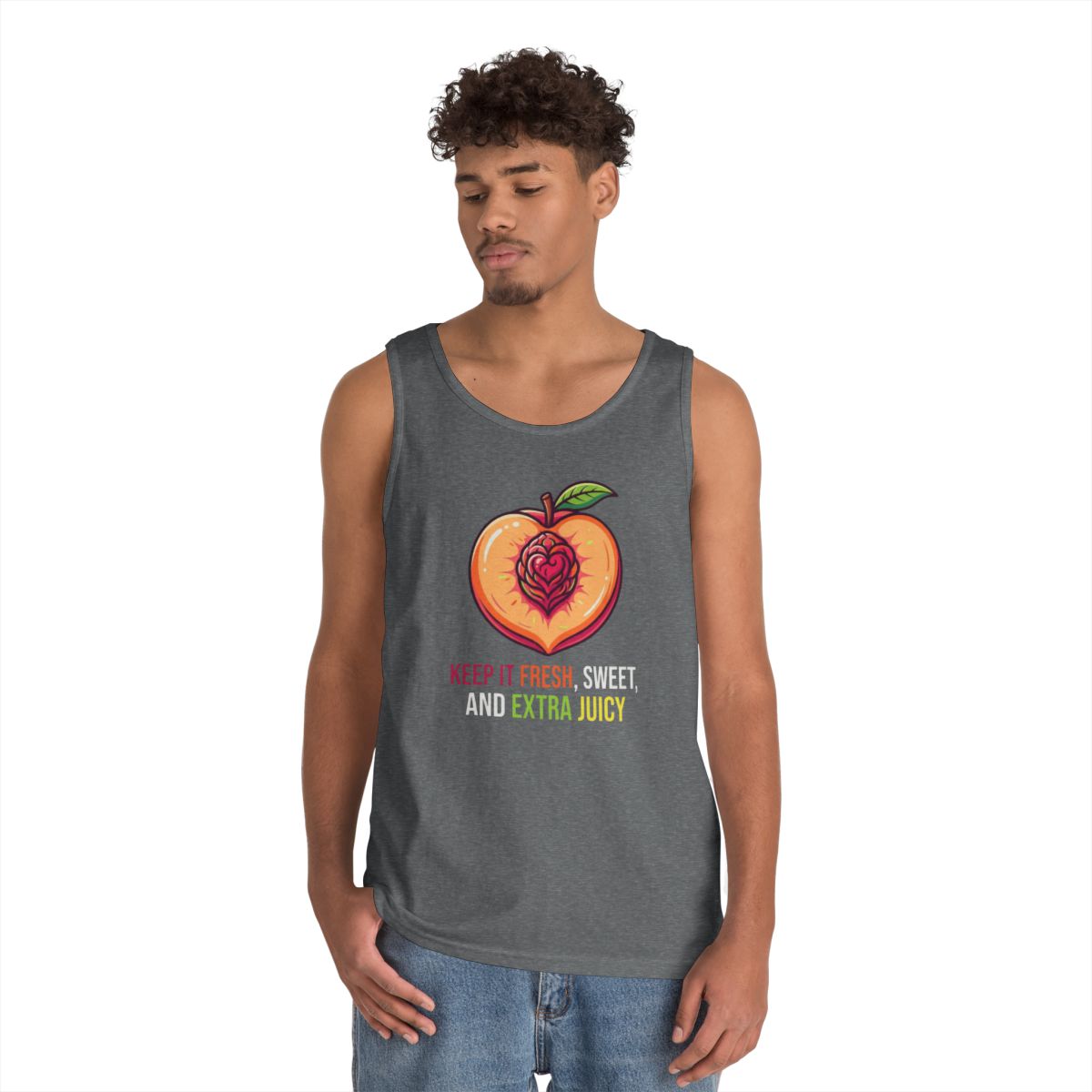 Color: Graphite Heather | Warm Sweet Juicy Tank Top