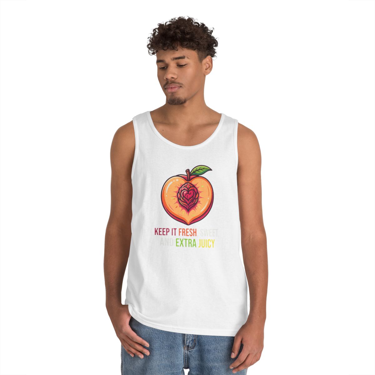 Color: White | Warm Sweet Juicy Tank Top