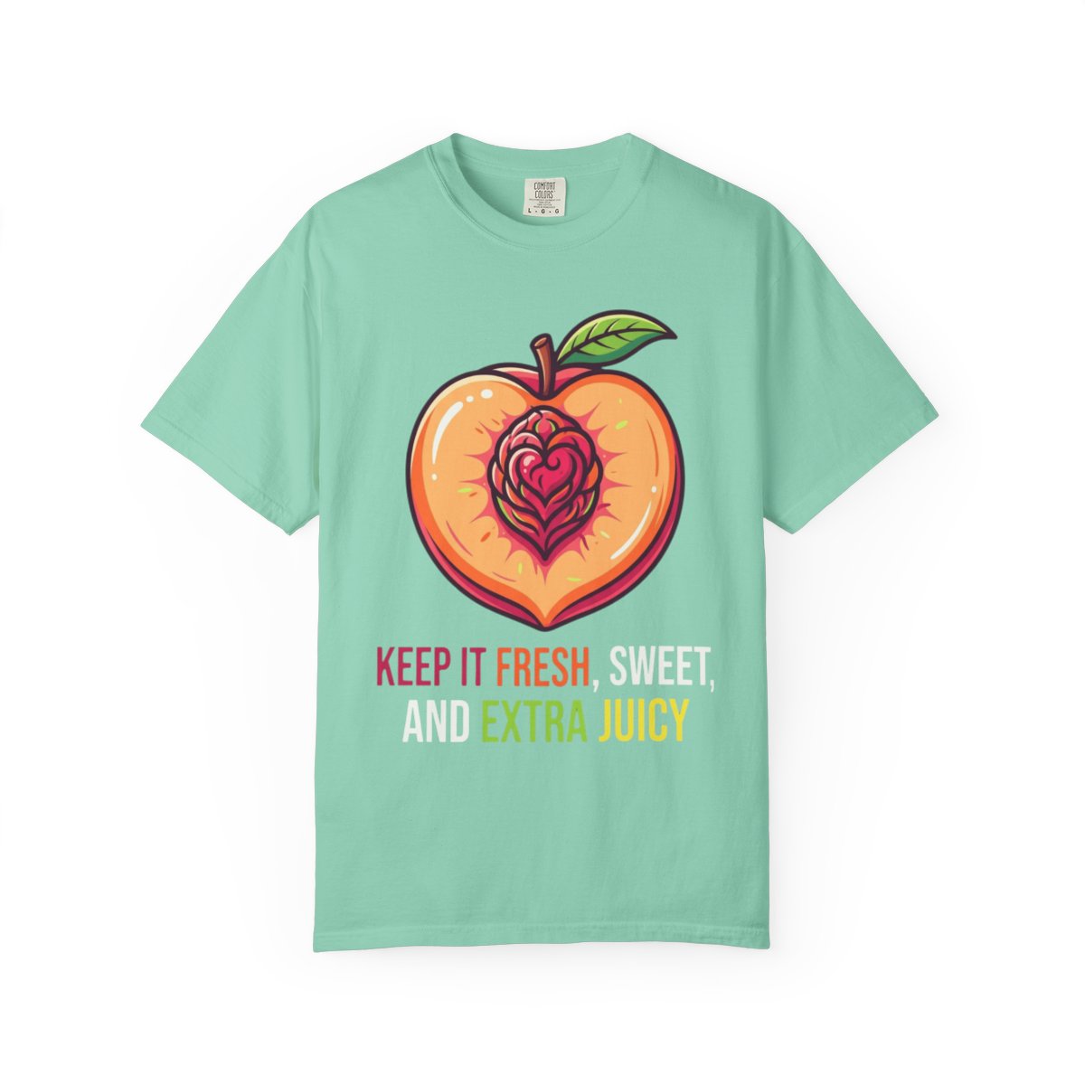 Color: Island Reef | Warm Sweet Juicy Unisex Garment-Dyed Tee