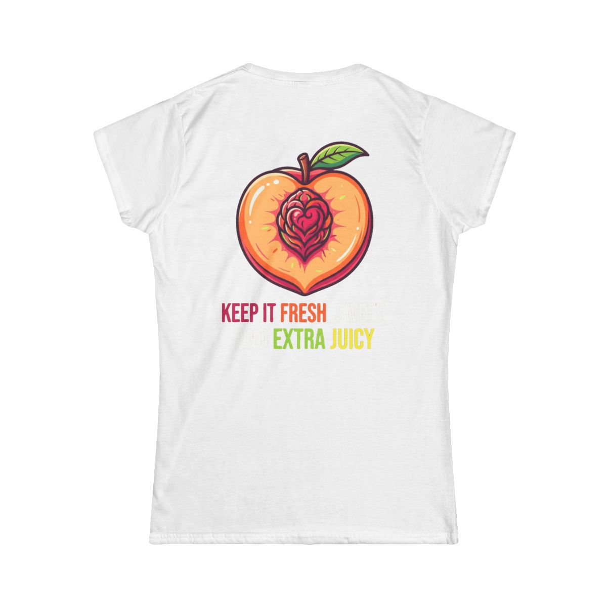 Color: White | Warm Sweet Juicy Women's Tee