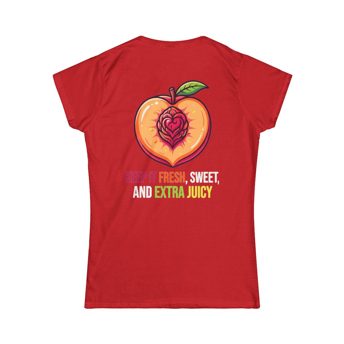 Color: Red | Warm Sweet Juicy Women's Tee