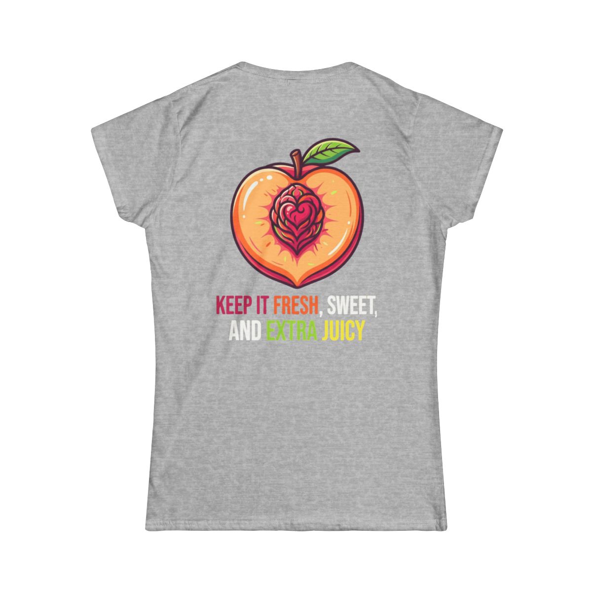Color: Sport Grey | Warm Sweet Juicy Women's Tee