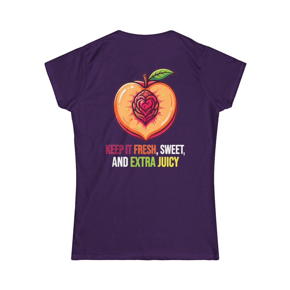 Color: Purple | Warm Sweet Juicy Women's Tee