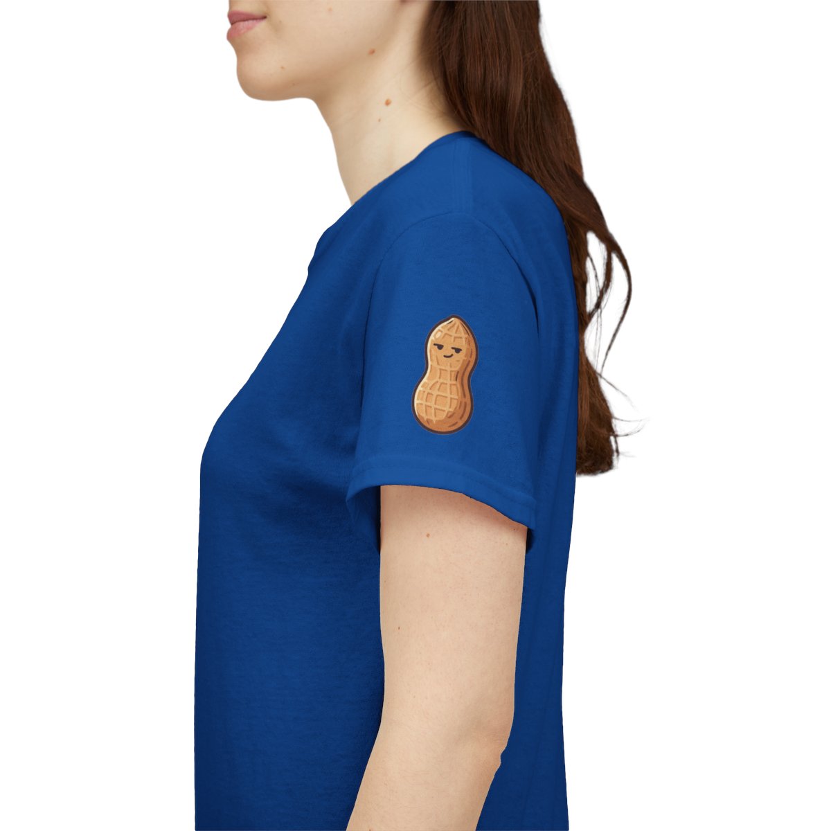 Color: Royal | Warning Contains Nuts Premium Graphic Tee