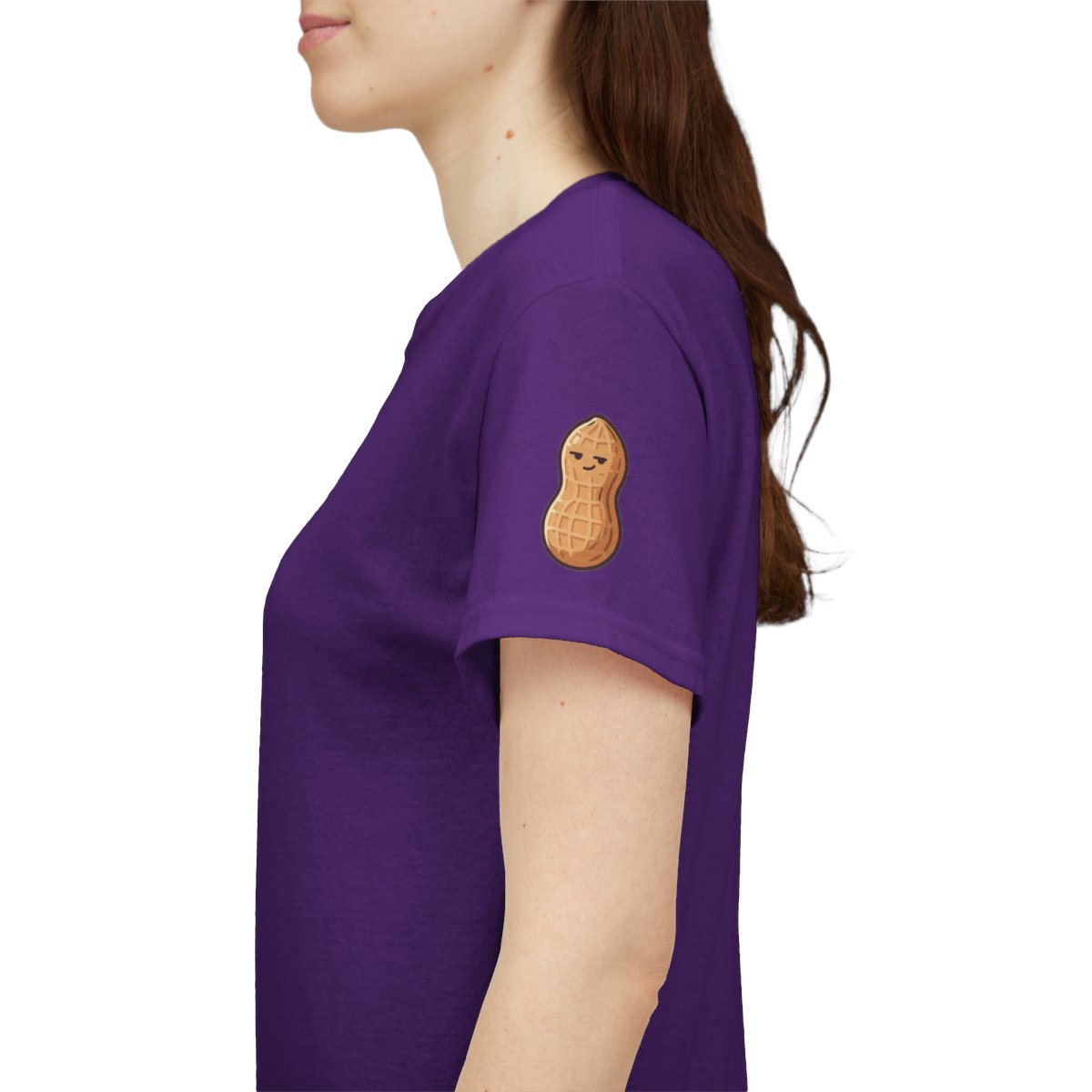 Color: Purple | Warning Contains Nuts Premium Graphic Tee