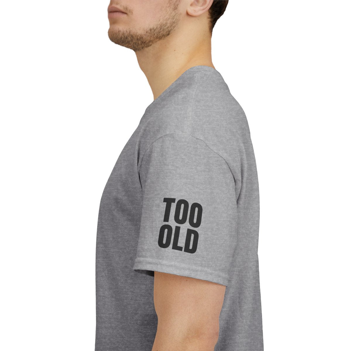 Color: Sport Grey | We Are Way Too Old For This Premium Graphic Tee