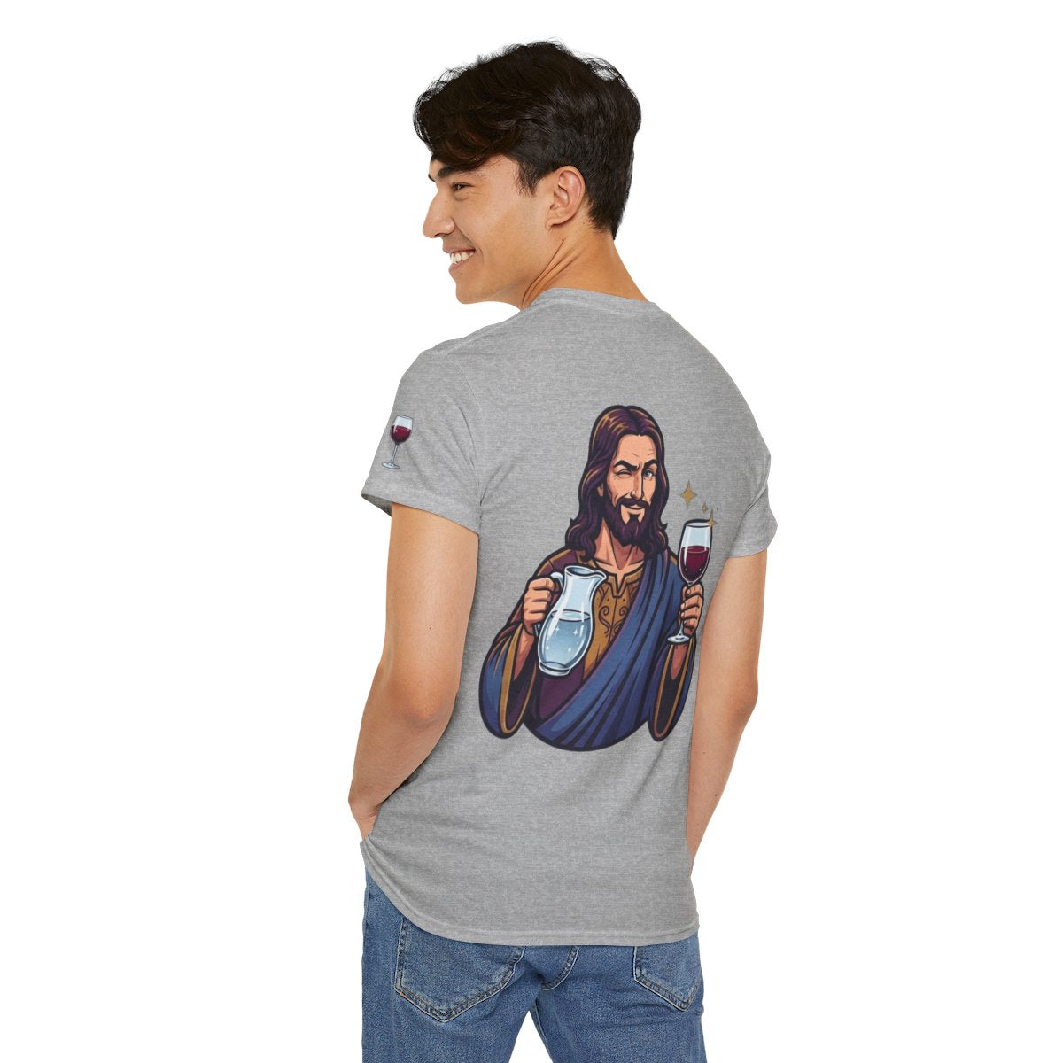 Color: Sport Grey | Wine Expert Premium Graphic Tee