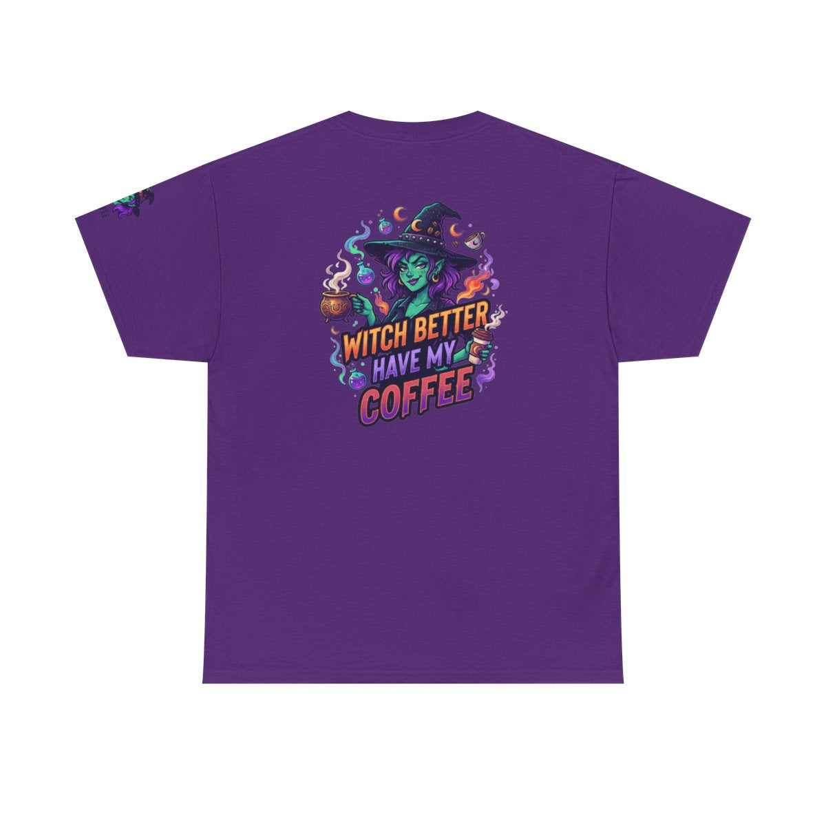 Color: Purple | Witch Better Have My Coffee Premium Graphic Tee