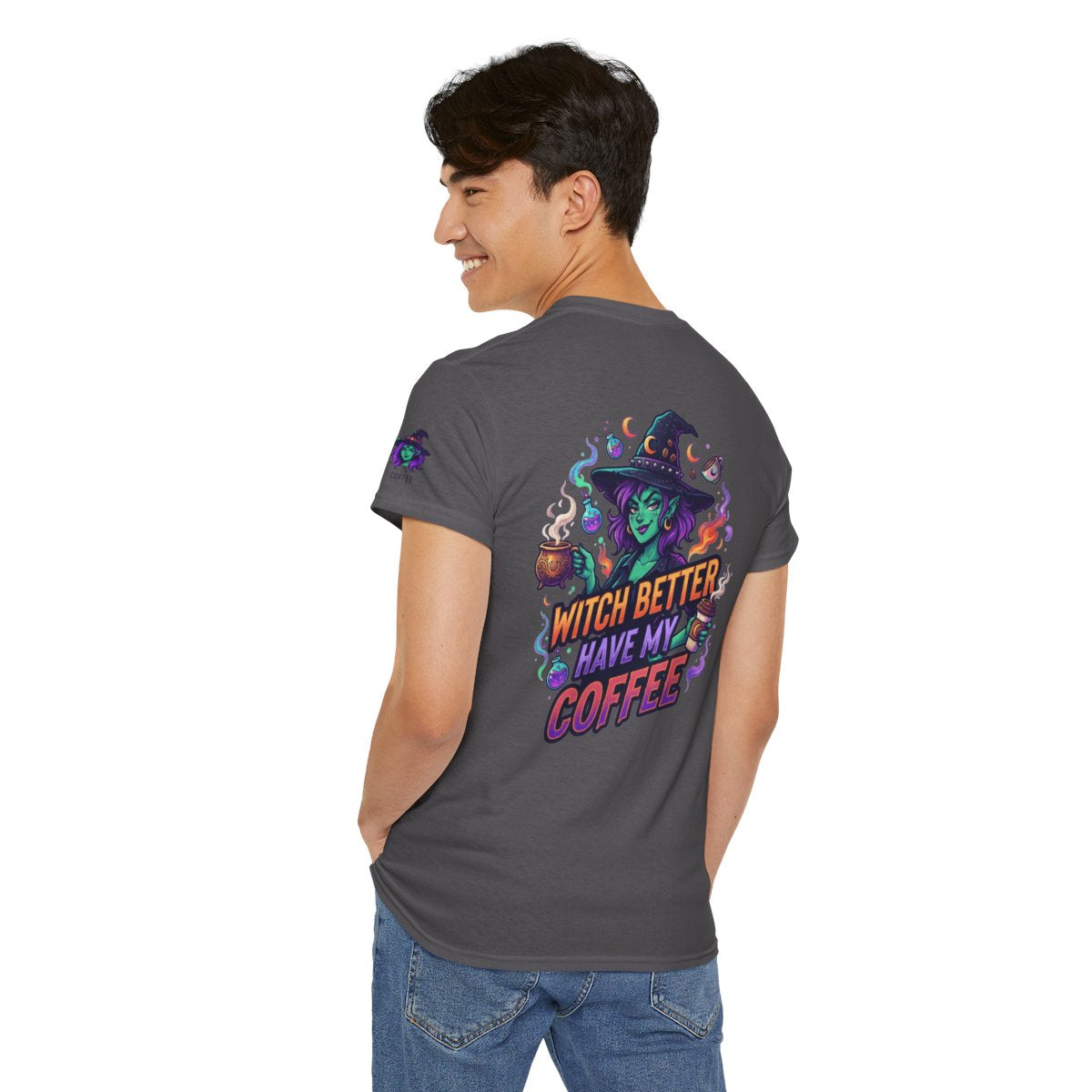 Color: Charcoal | Witch Better Have My Coffee Premium Graphic Tee