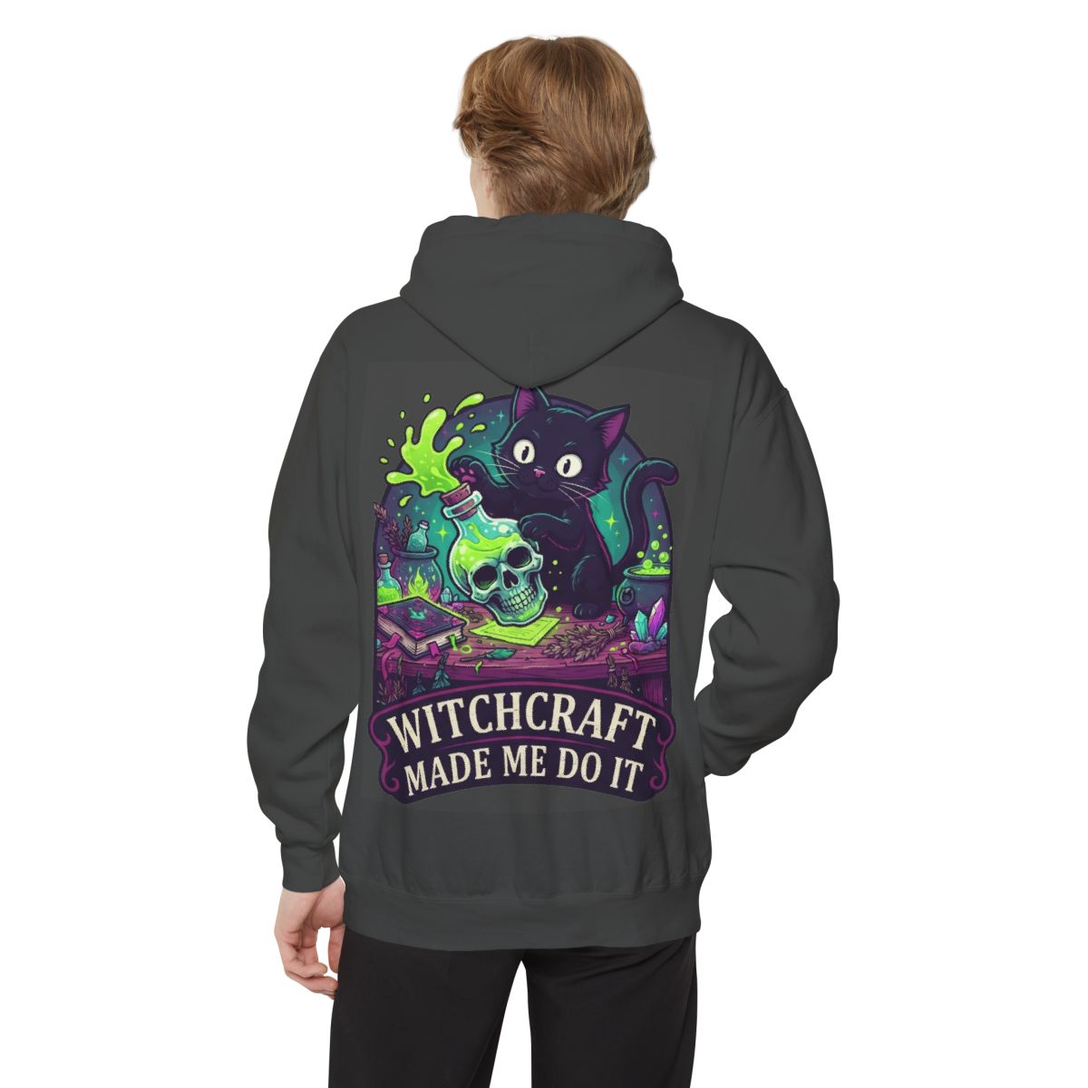 Color: Pepper | Witchcraft Made Me Do It Garment-Dyed Hoodie