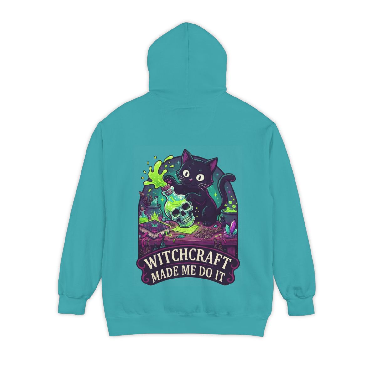 Color: Seafoam | Witchcraft Made Me Do It Garment-Dyed Hoodie
