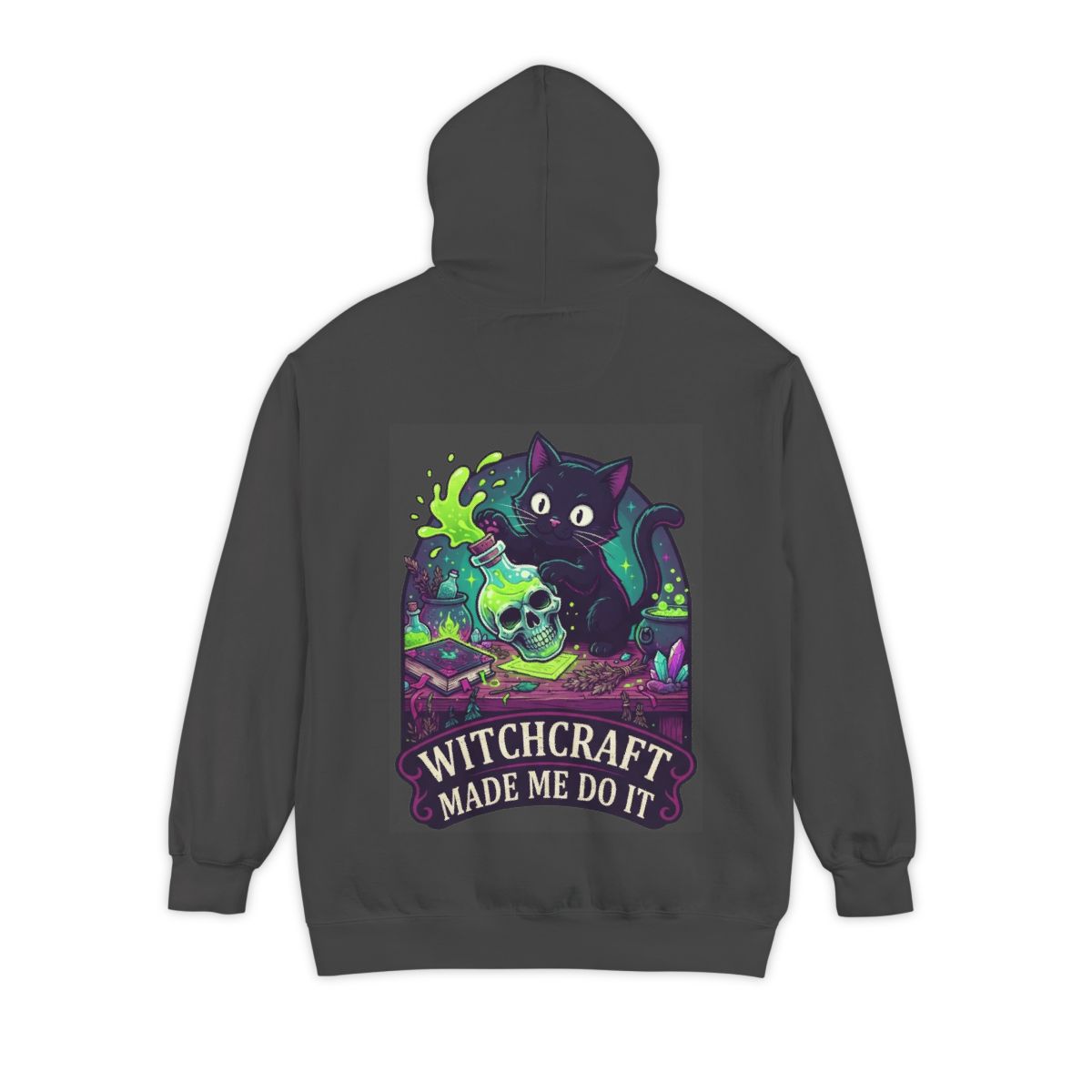 Color: Pepper | Witchcraft Made Me Do It Garment-Dyed Hoodie