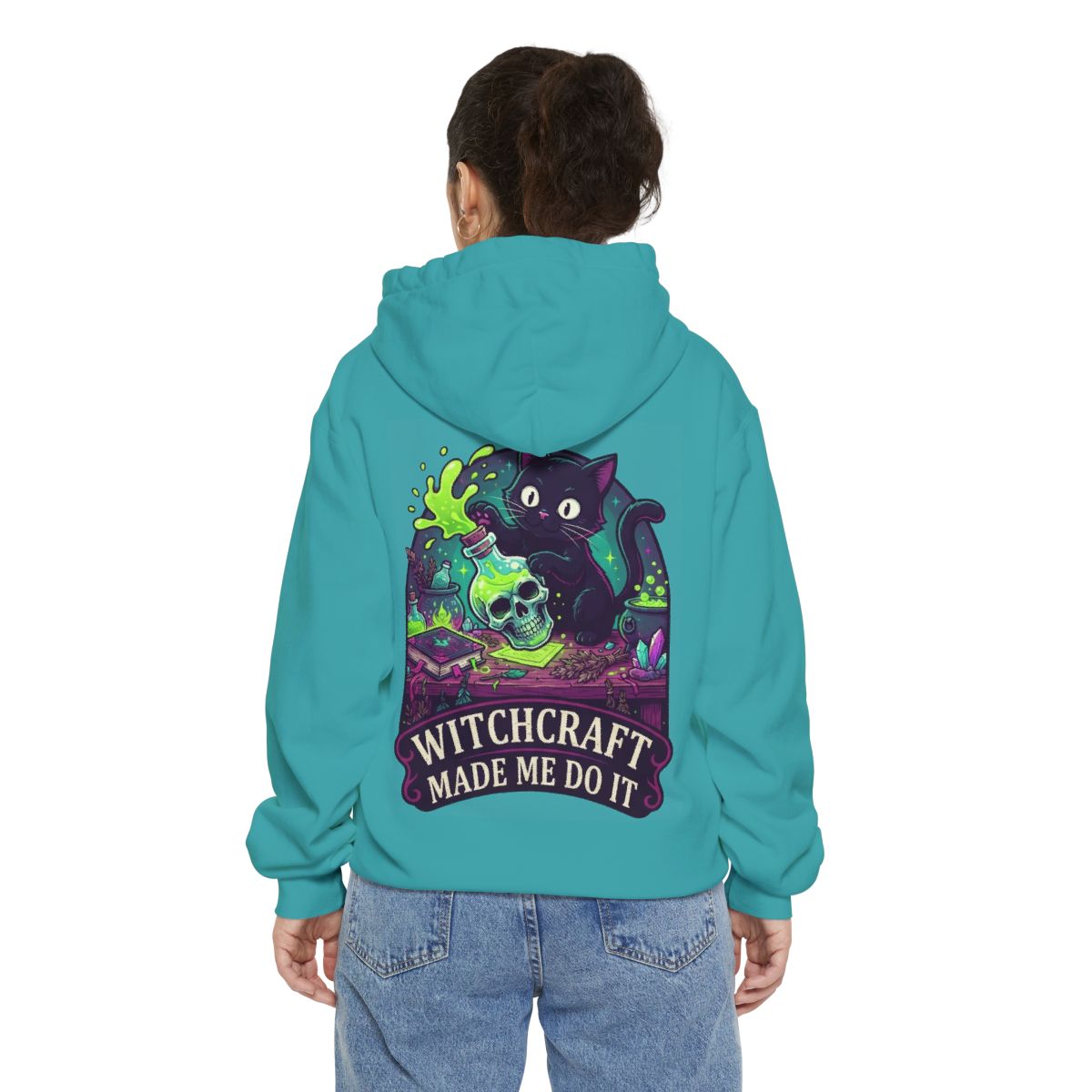 Color: Seafoam | Witchcraft Made Me Do It Garment-Dyed Hoodie