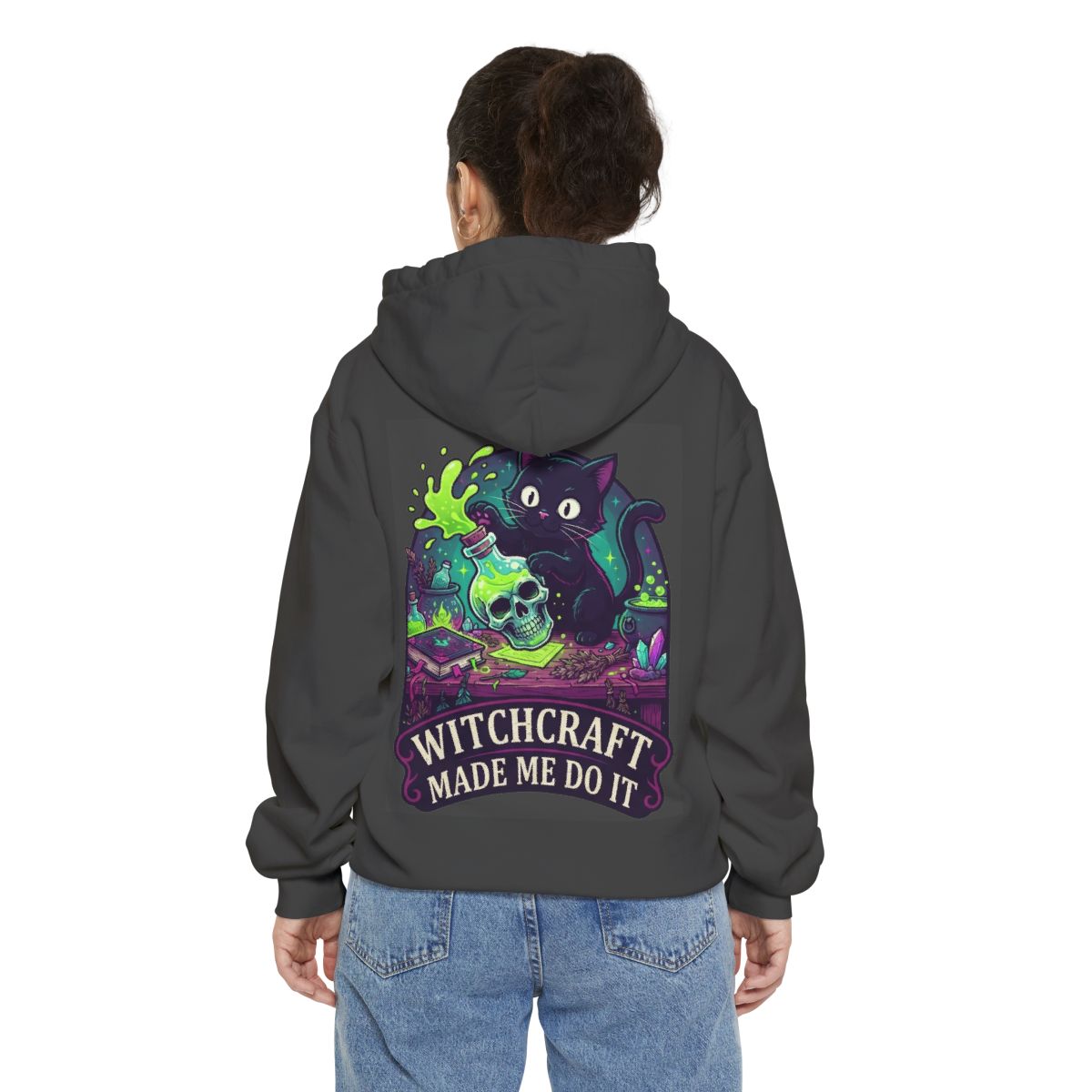 Color: Pepper | Witchcraft Made Me Do It Garment-Dyed Hoodie