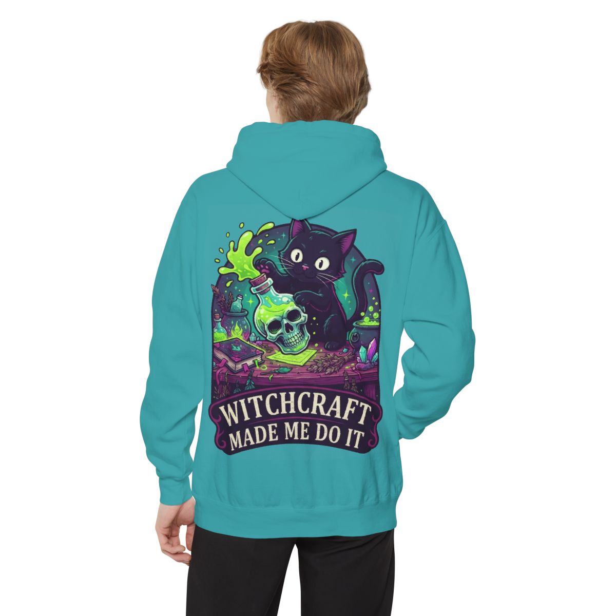 Color: Seafoam | Witchcraft Made Me Do It Garment-Dyed Hoodie