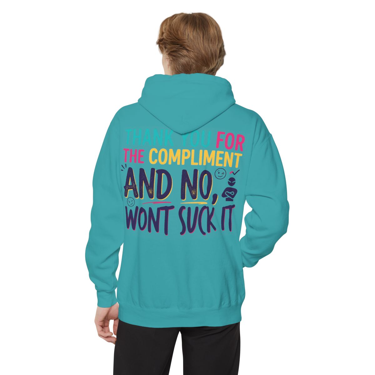 Color: Seafoam | Won't Suck It Garment-Dyed Hoodie