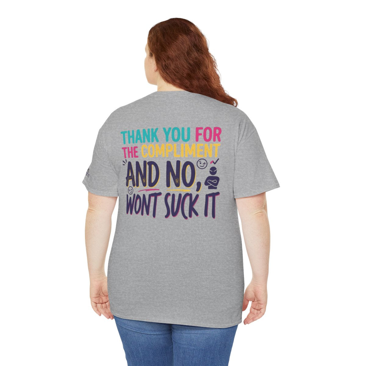 Color: Sport Grey | Won't Suck It Premium Graphic Tee