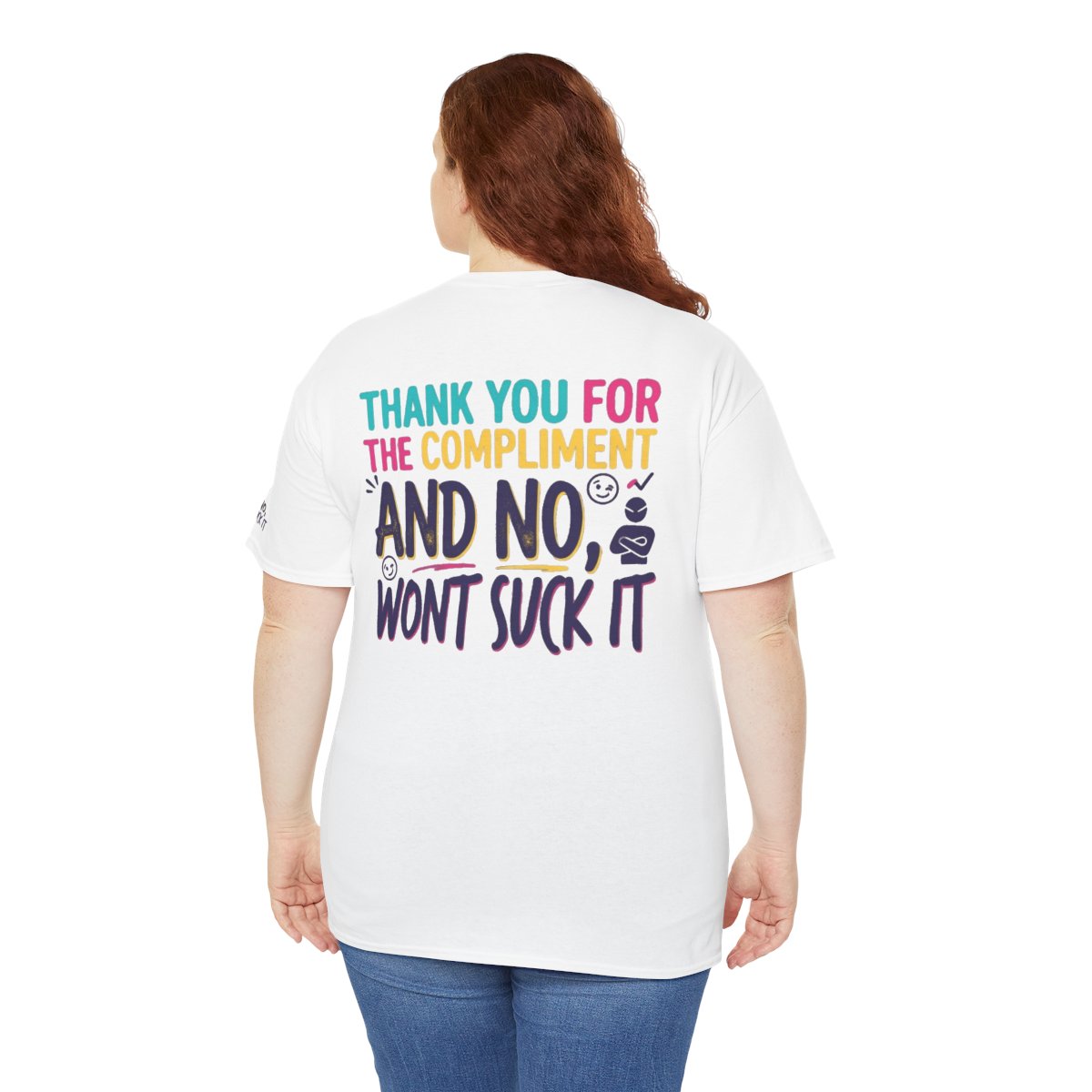 Color: White | Won't Suck It Premium Graphic Tee