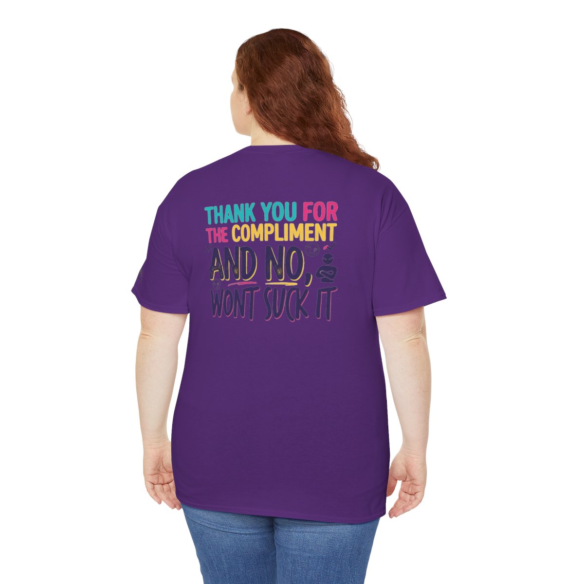 Color: Purple | Won't Suck It Premium Graphic Tee