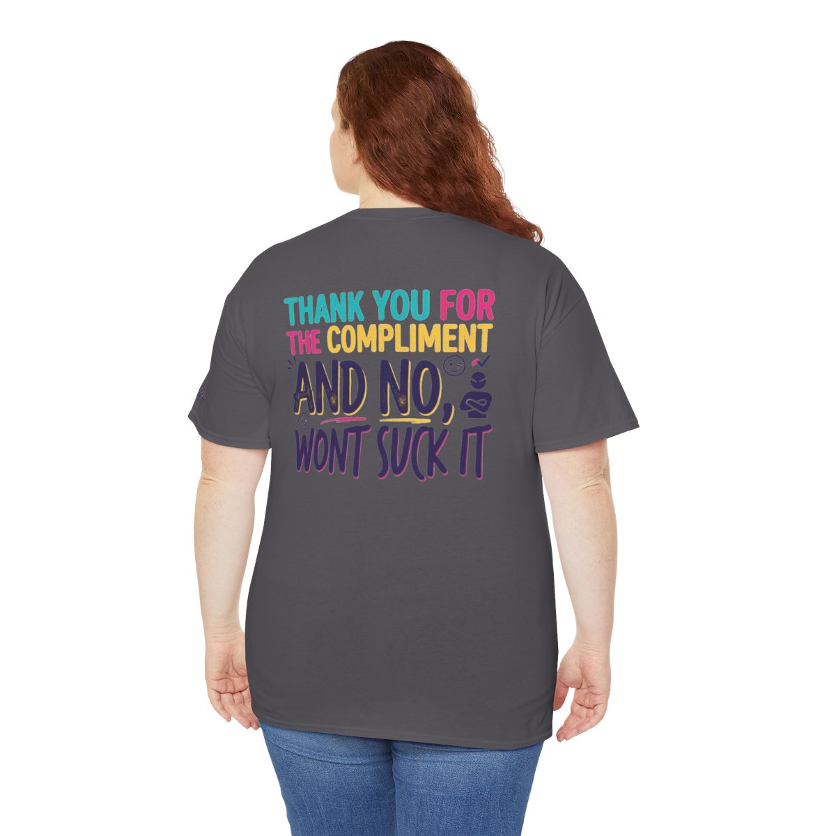 Color: Charcoal | Won't Suck It Premium Graphic Tee