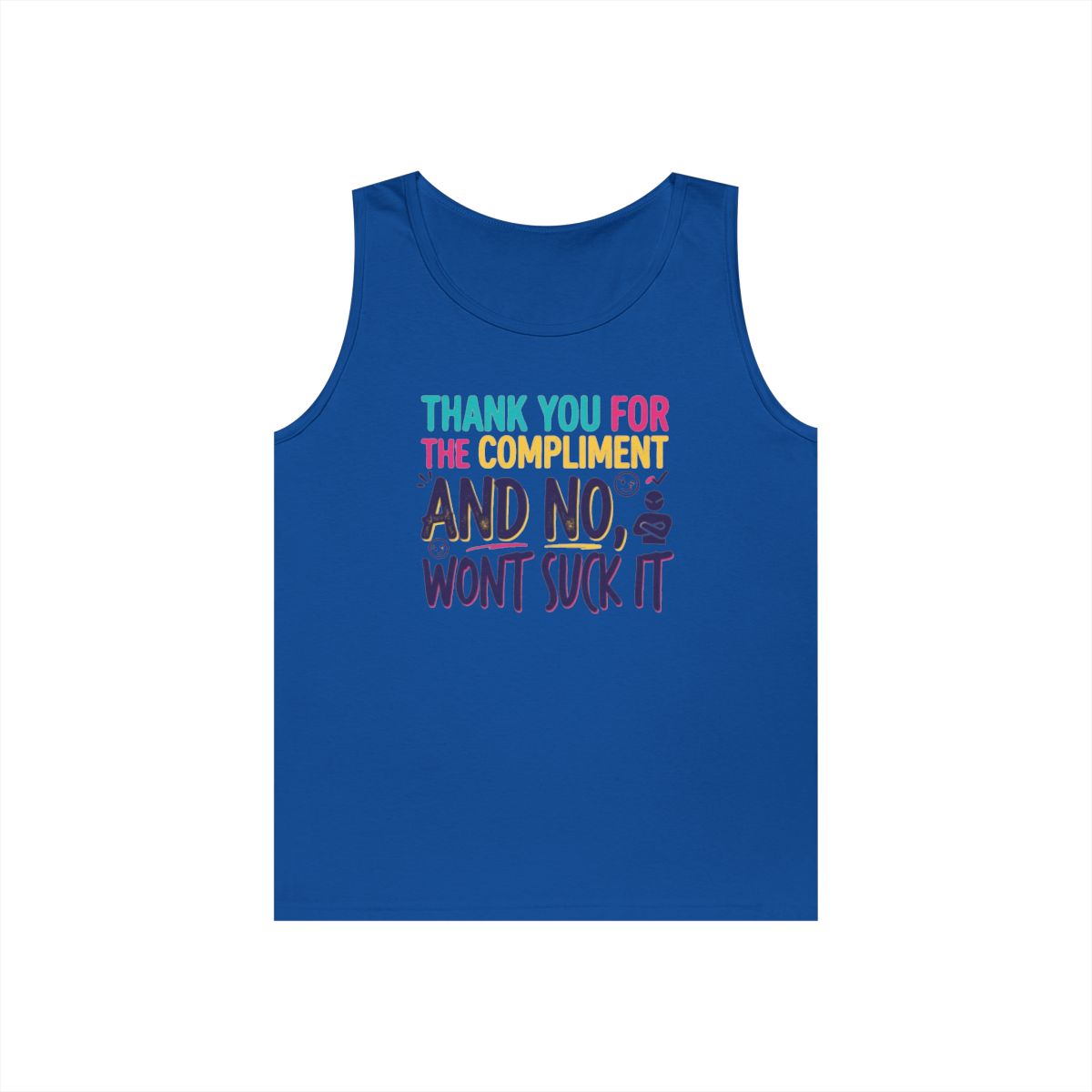 Color: Royal | Won't Suck It Tank Top