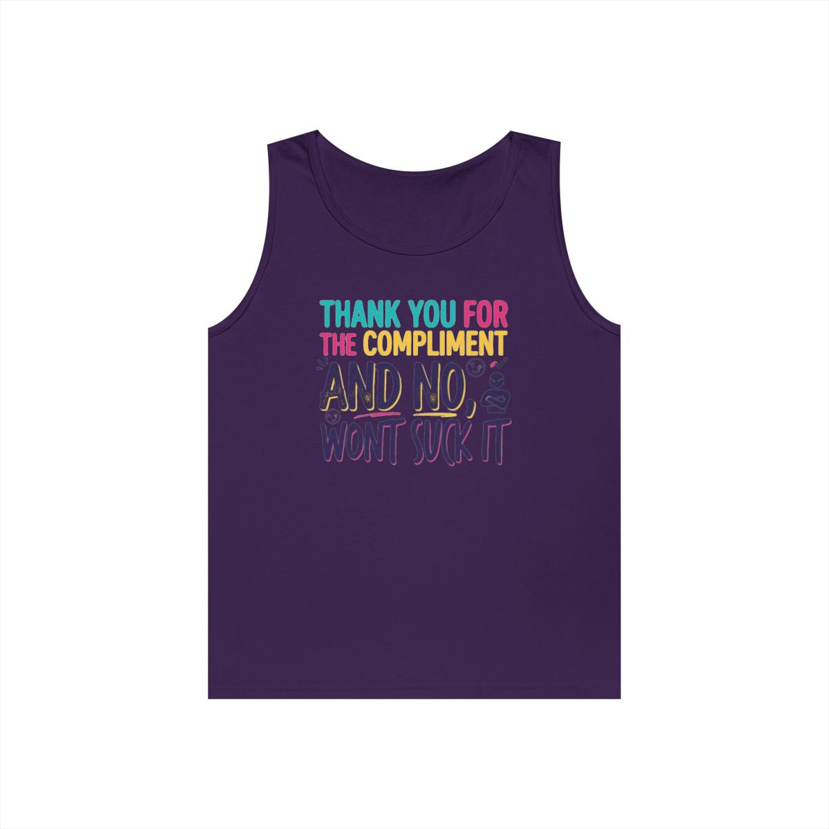 Color: Purple | Won't Suck It Tank Top