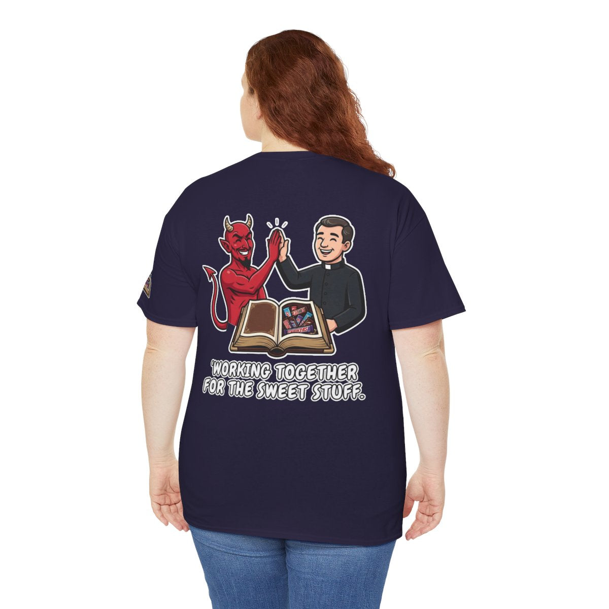 Color: Blackberry | Working For The Sweet Stuff Premium Graphic Tee