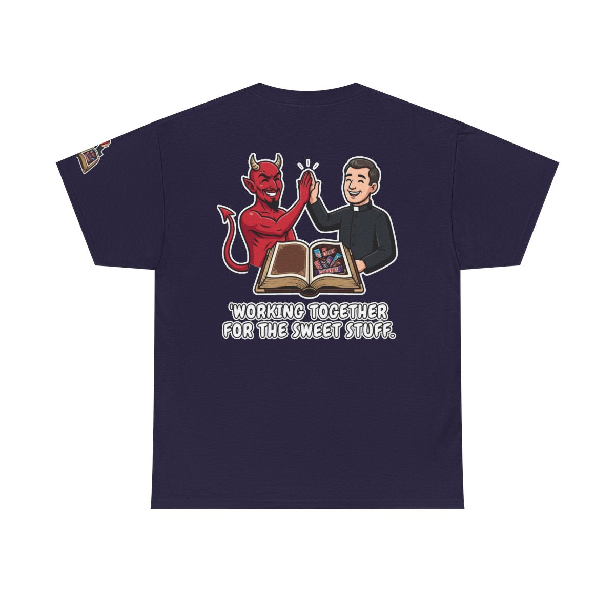 Color: Blackberry | Working For The Sweet Stuff Premium Graphic Tee