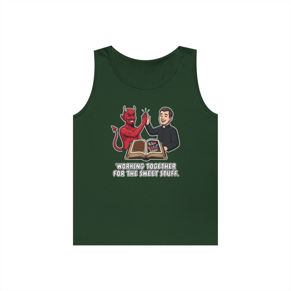 Color: Forest Green | Working For The Sweet Stuff Tank Top