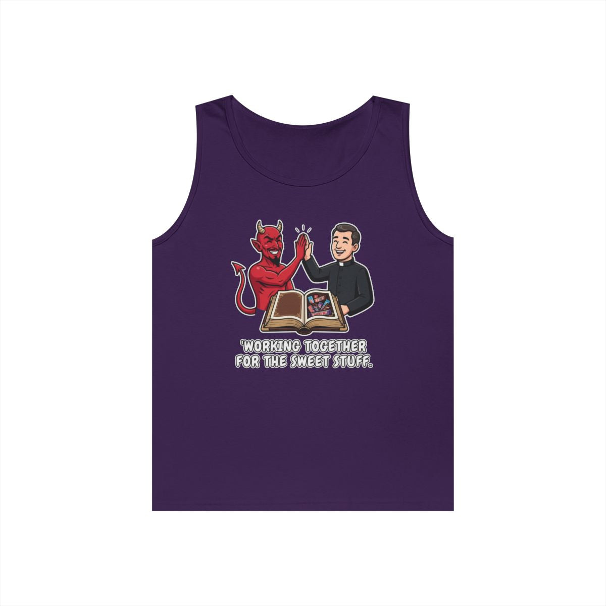 Color: Purple | Working For The Sweet Stuff Tank Top